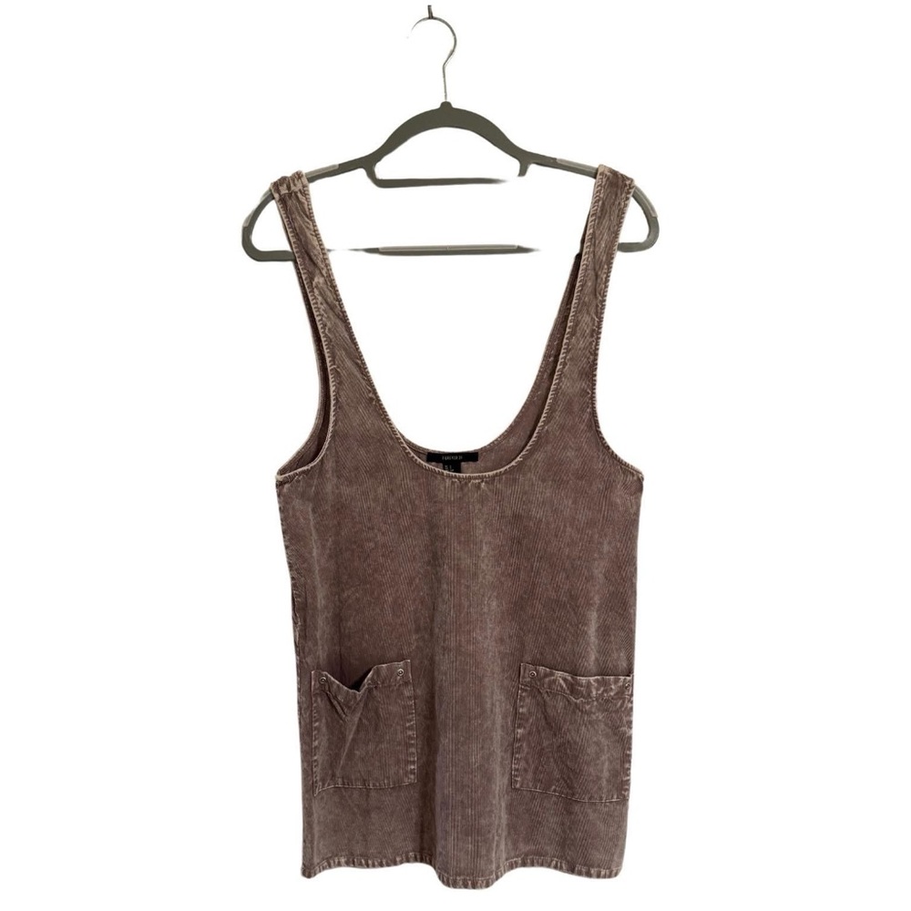 💫 Forever 21 Corduroy Overall Mini Dress 💫 Size Small